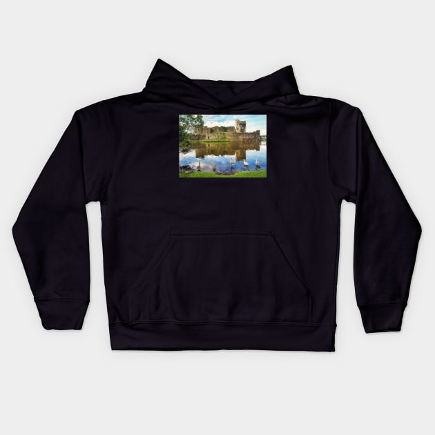 The Castle Geese Kids Hoodie by IanWL